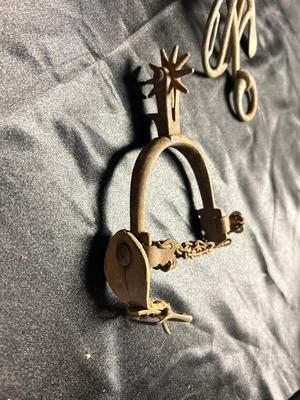 ANTIQUE COWBOY/ARMY HORSE ITEMS