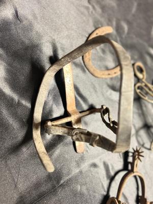 ANTIQUE COWBOY/ARMY HORSE ITEMS