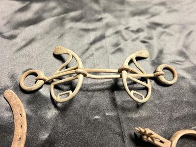 ANTIQUE COWBOY/ARMY HORSE ITEMS