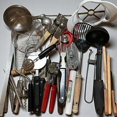 Big Ole Kitchen Drawer Lot of Tools, Gadgets, Etc.