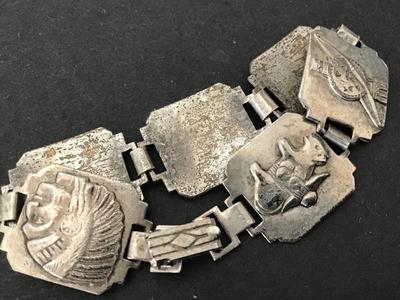 Vintage Story Panel Bracelet