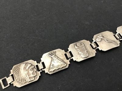 Vintage Story Panel Bracelet