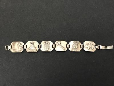 Vintage Story Panel Bracelet