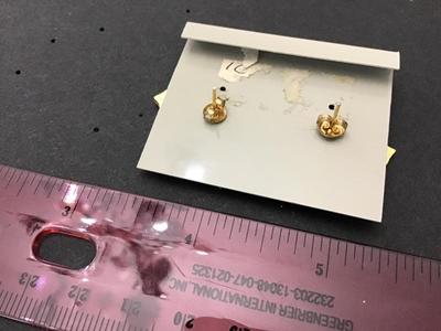 Vintage Earrings On Card