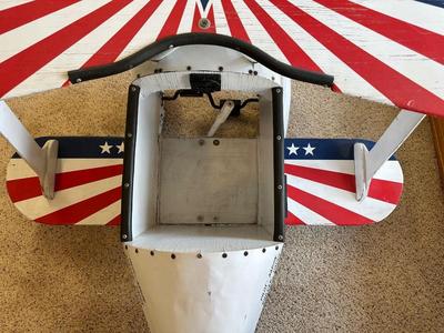 1940's PITTS S-1 AEROBATIC PEDAL TOY BIPLANE