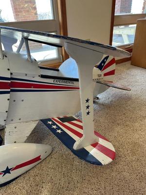 1940's PITTS S-1 AEROBATIC PEDAL TOY BIPLANE
