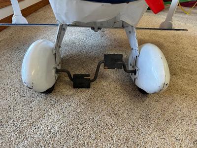 1940's PITTS S-1 AEROBATIC PEDAL TOY BIPLANE