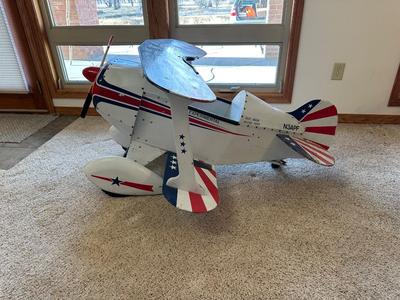 1940's PITTS S-1 AEROBATIC PEDAL TOY BIPLANE