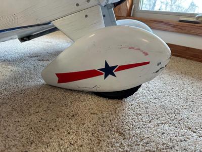 1940's PITTS S-1 AEROBATIC PEDAL TOY BIPLANE