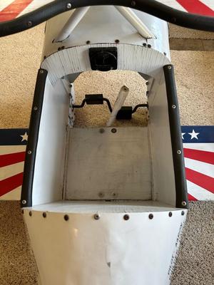 1940's PITTS S-1 AEROBATIC PEDAL TOY BIPLANE