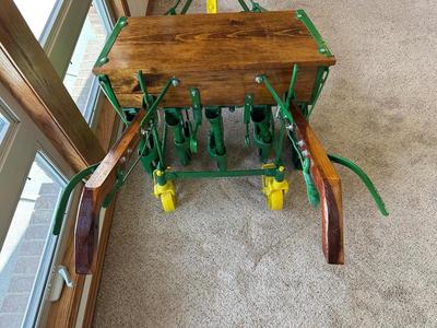 1910 VAN BRUNT HORSE DRAWN SEED DRILL (SOLD BY JOHN DEERE)