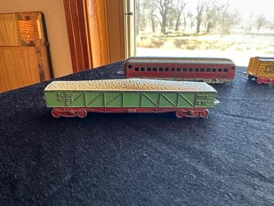 4 TOOTSIE TOY DIE-CAST TOY TRAINS