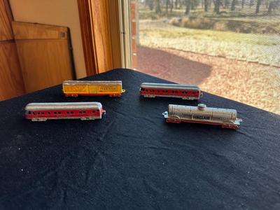 4 TOOTSIE TOY DIE-CAST TOY TRAINS