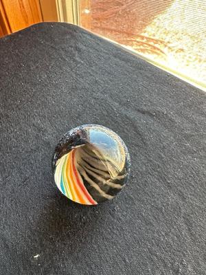 HANDMADE GLASS VORTEX MARBLE