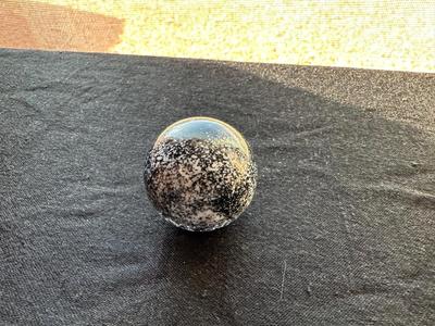 HANDMADE GLASS VORTEX MARBLE