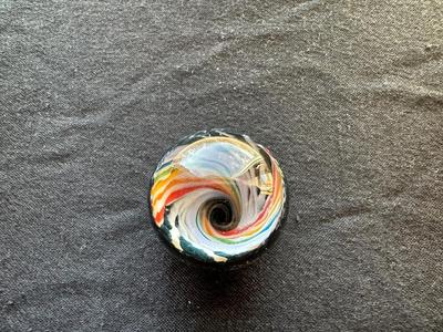 HANDMADE GLASS VORTEX MARBLE