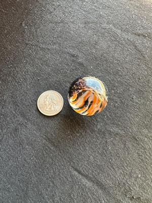 HANDMADE GLASS VORTEX MARBLE