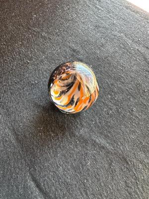 HANDMADE GLASS VORTEX MARBLE