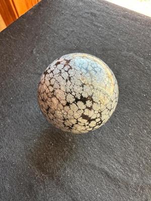 SNOWFLAKE OBSIDIAN STYLE MARBLE