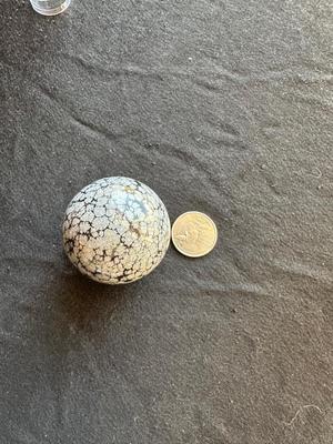 SNOWFLAKE OBSIDIAN STYLE MARBLE