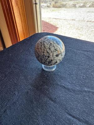 SNOWFLAKE OBSIDIAN STYLE MARBLE