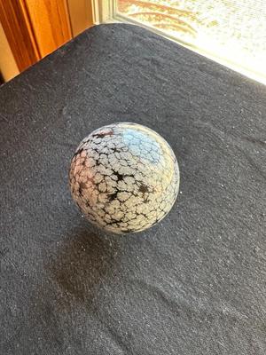 SNOWFLAKE OBSIDIAN STYLE MARBLE