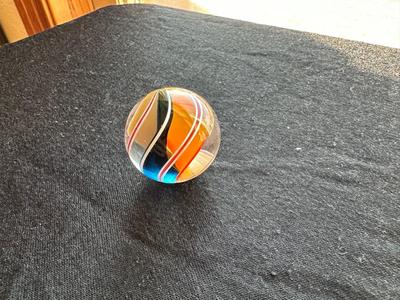 BEAUTIFUL HANDMADE CONTEMPORARY GLASS ART MARBLE