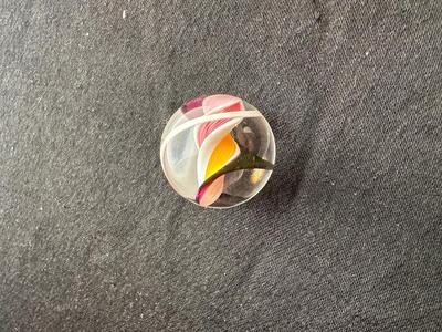 STUNNING MULTICOLORED TORNADO SWIRL PATTERN MARBLE