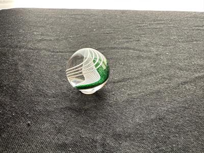 GORGEOUS HANDBLOWN MULTICOLORED LATTICINO MARBLE