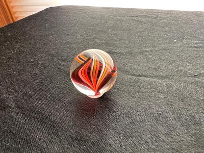 ALLURING MULTICOLORED MARBLE WITH RIBBON SWIRLS