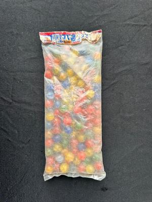 1 UNOPENED BAG OF MARBLES