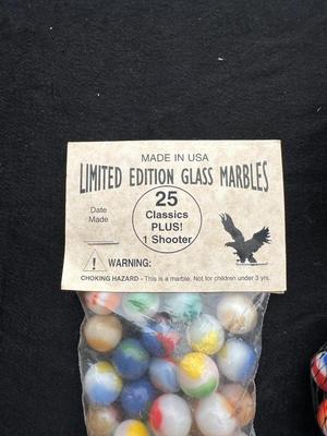2 UNOPENED BAGS OF MARBLES (8)