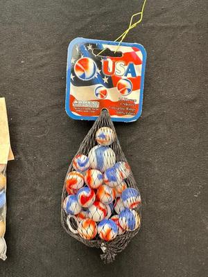 2 UNOPENED BAGS OF MARBLES (8)