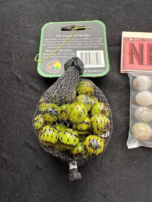 2 UNOPENED BAGS OF MARBLES (10)