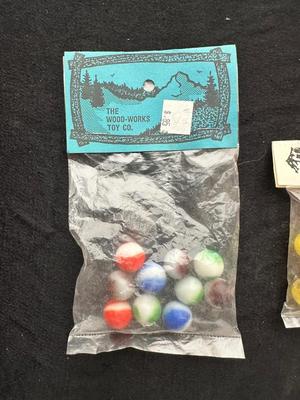 2 UNOPENED BAGS OF MARBLES (12)