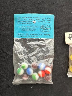 2 UNOPENED BAGS OF MARBLES (12)