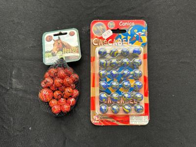 2 UNOPENED PACKAGES OF MARBLES (13)