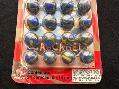 2 UNOPENED PACKAGES OF MARBLES (13)