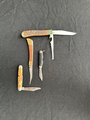 4 POCKET KNIVES