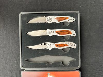 3 MAXAM FOLDING POCKET KNIVES
