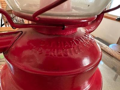 NO 2 COLD BLAST LANTERN AND GALVANIZED GASOLINE CAN