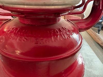 NO 2 COLD BLAST LANTERN AND GALVANIZED GASOLINE CAN