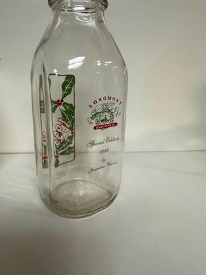 GLASS MILK BOTTLES AND JUG