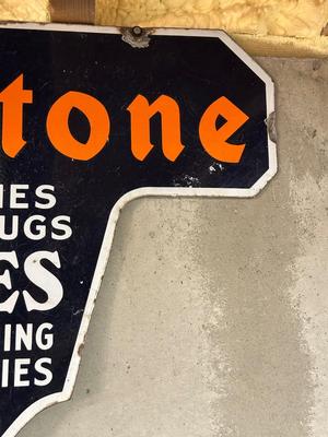 FIRESTONE METAL SIGN