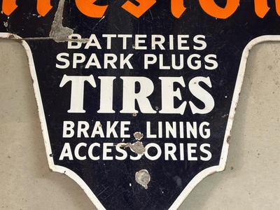 FIRESTONE METAL SIGN