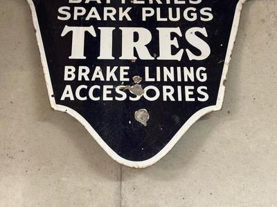 FIRESTONE METAL SIGN