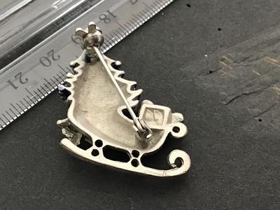 Sleigh Brooch