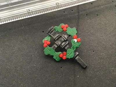 Vintage Pewter Holiday pin