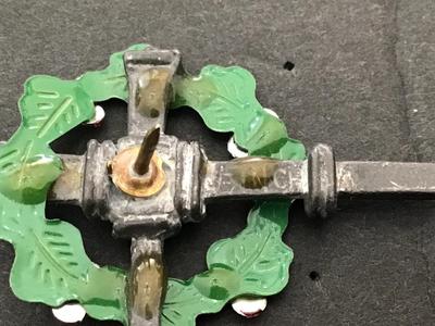 Vintage Pewter Holiday pin