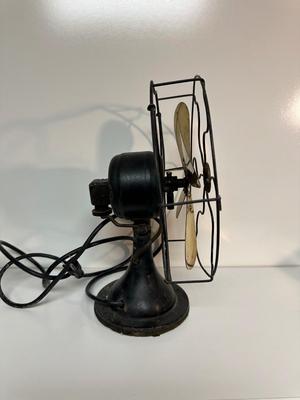 WAGNER METAL FAN AND A STERLING SERVICE CLOTHES IRON